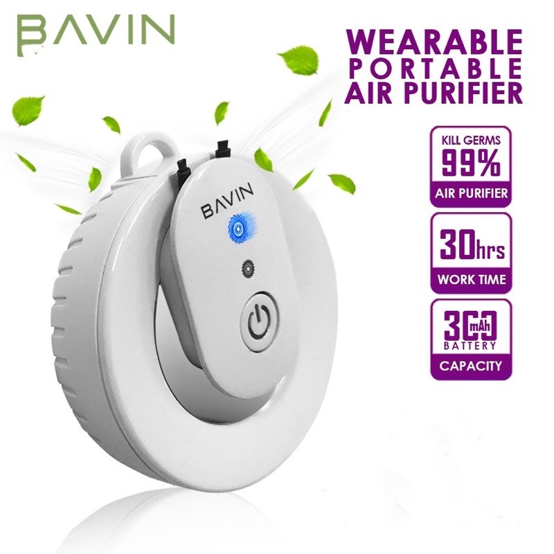 BAVIN PC073 Portable Necklace Air Purifier w/ 10 Million