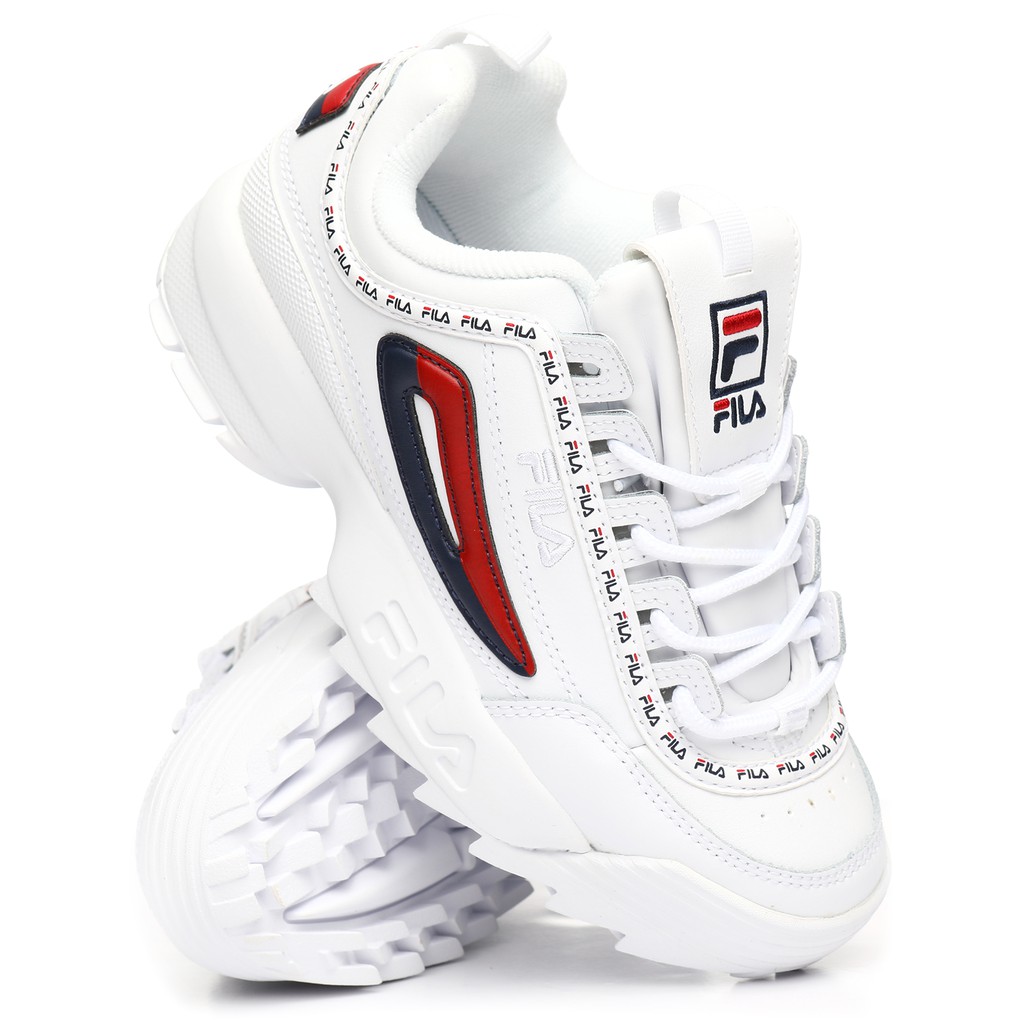 Fila disruptor 2 premium clearance repeat white navy red