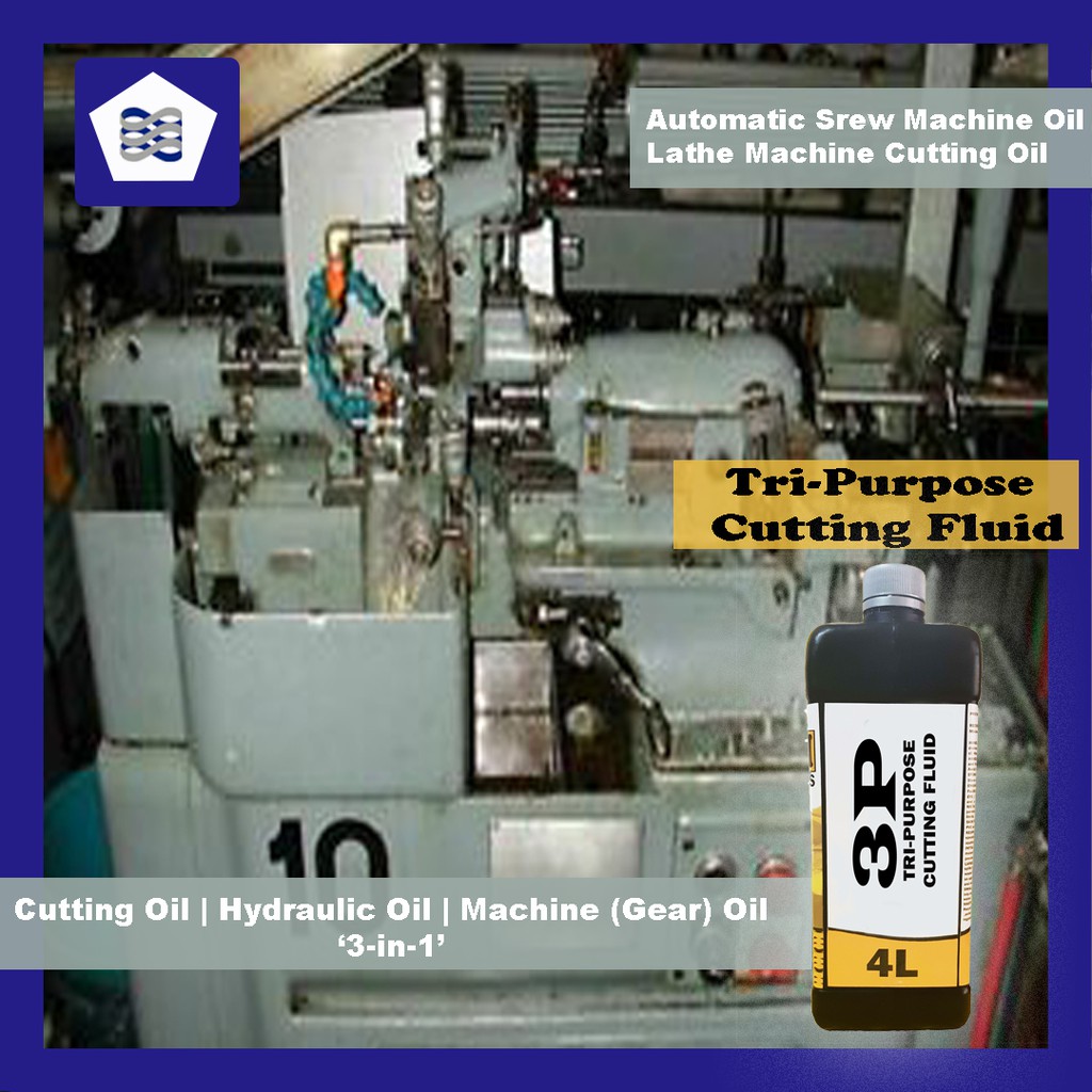 Tri Purpose Cutting Fluid Cutting Oil & Hydraulic Oil & Machine (Gear) Oil "3in1 Fluid" 4