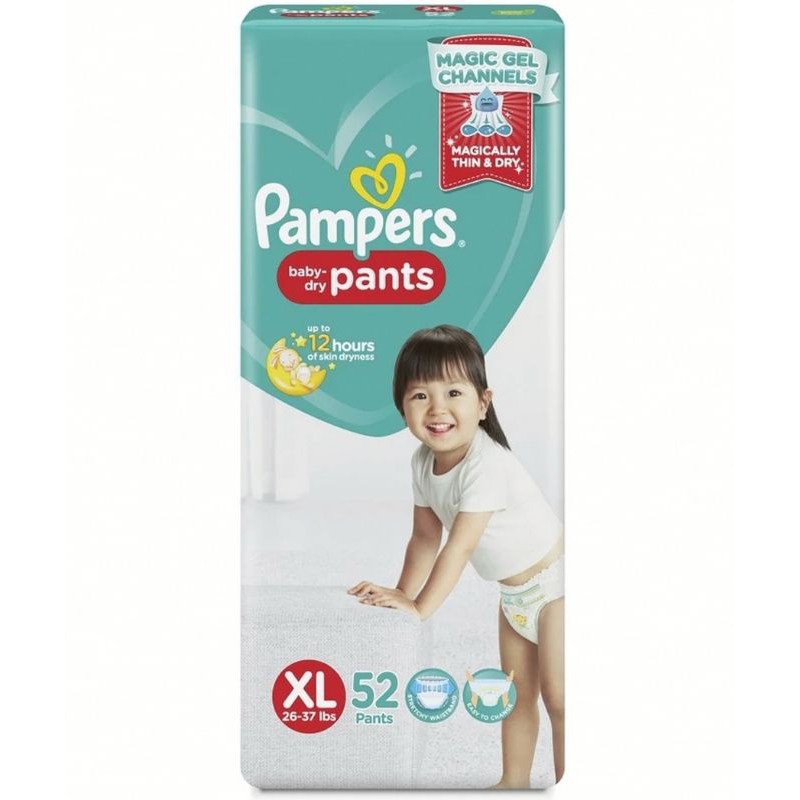 Pampers dry 2024 pants xl