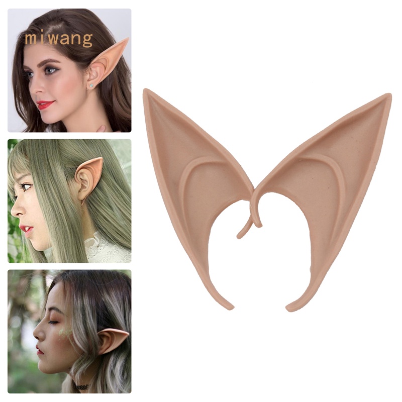 Cosplay Fairy Pixie Elf Ears for Girls Women Halloween Party Costume ...