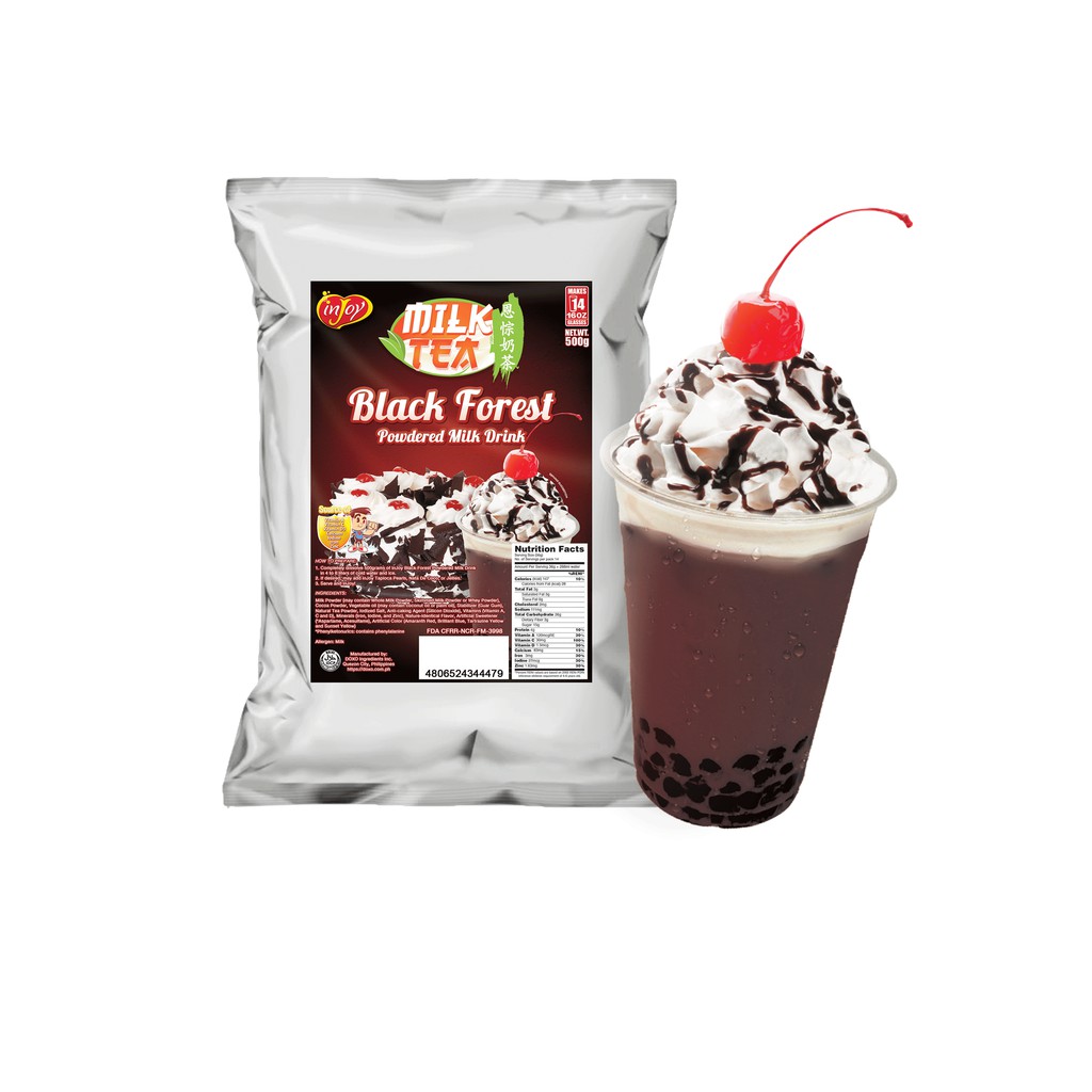 Injoy Black Forest Milk Tea 500g Shopee Philippines