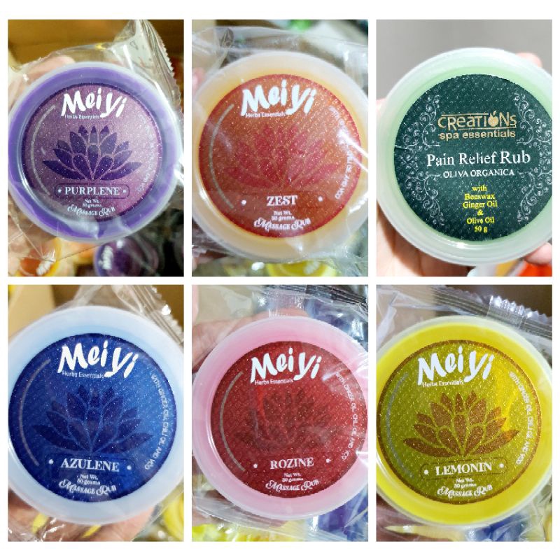 Meiyi Herbs Essentials Pain Relief Rub 50g Shopee Philippines