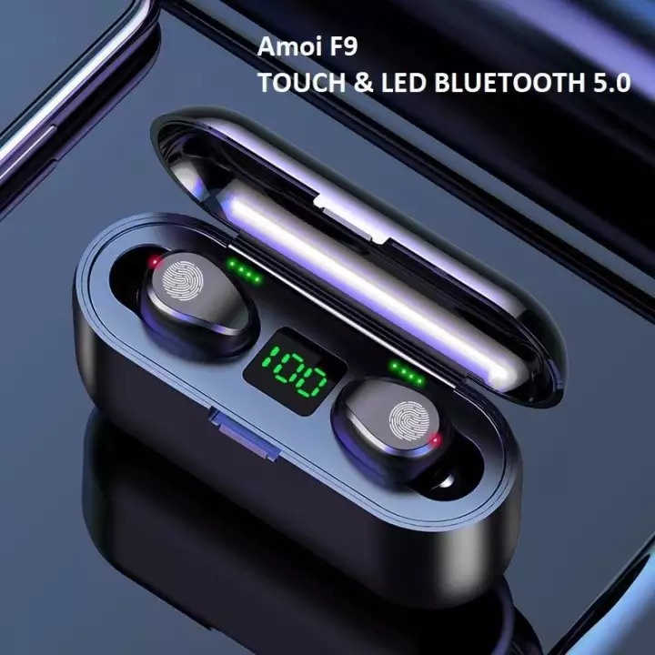 Ear Buds Amoi F9 Bluetooth Headset Wireless Earphone Amoi F9