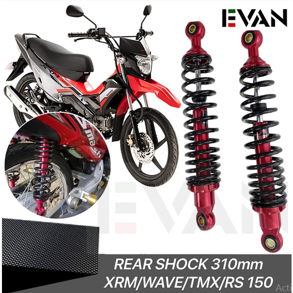 COD 1 Pair 310mm Rear Dual Shock (1 set) Absorber For (Xrm Wave Tmx ...