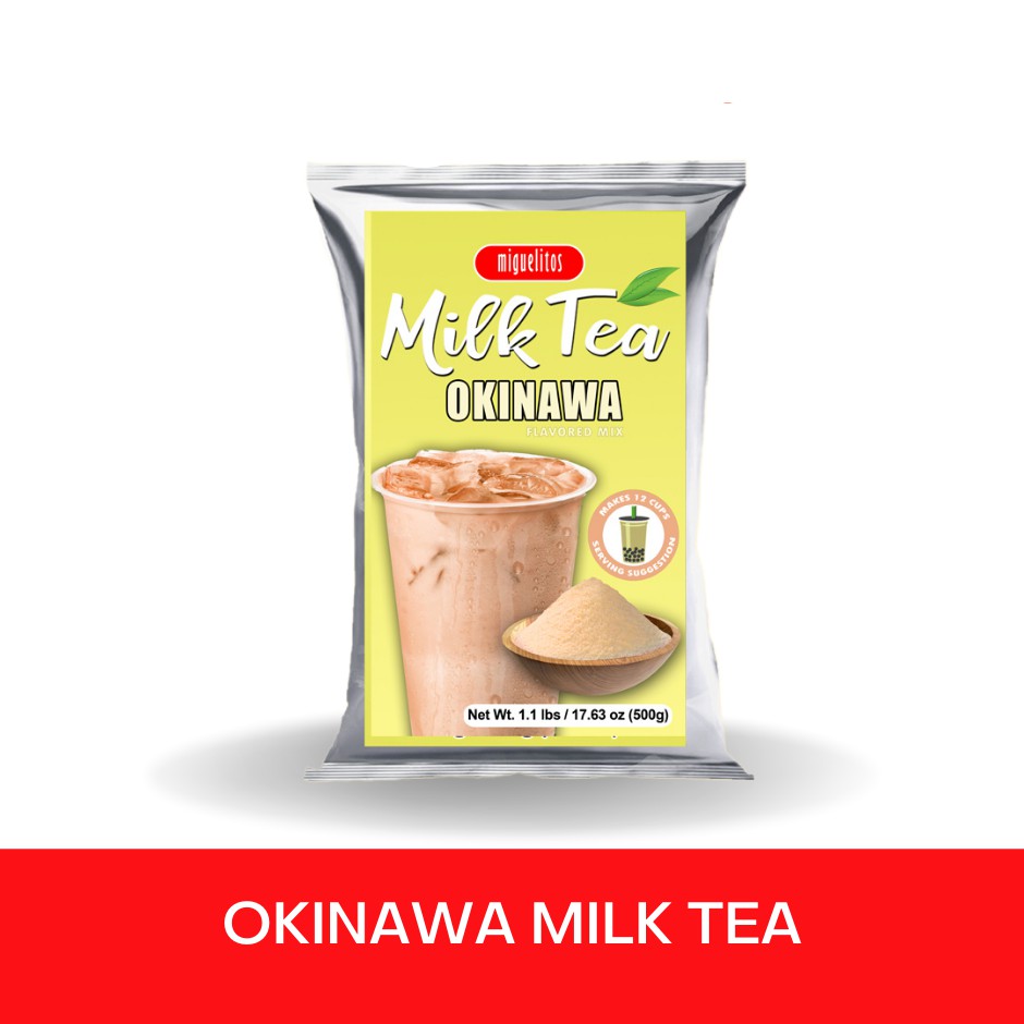 Okinawa Milk Tea Powder 500G Instant Powdered Milk Tea Drink WKaK