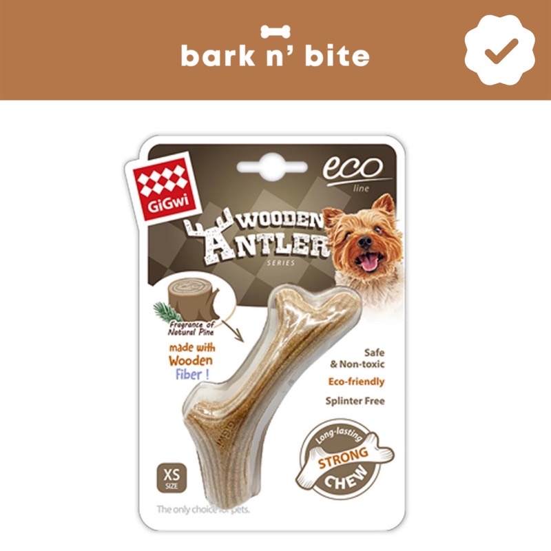 Compressed wood 2024 dog chew