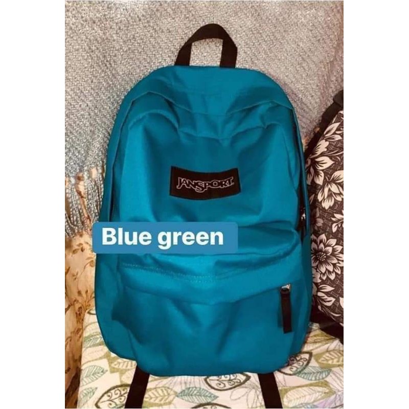 Blue green store jansport backpack