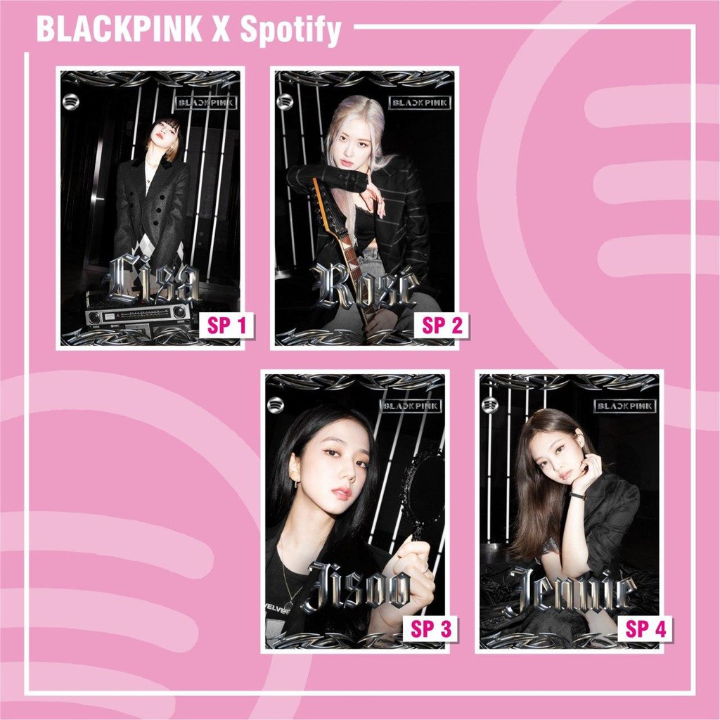 Blackpink X SPOTIFY WALL STICKER A4 POSTER | Shopee Philippines