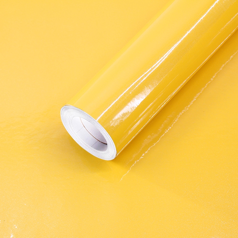 Pearlized Yellow PVC Furniture Refurbishment Sticker Table/ Door ...