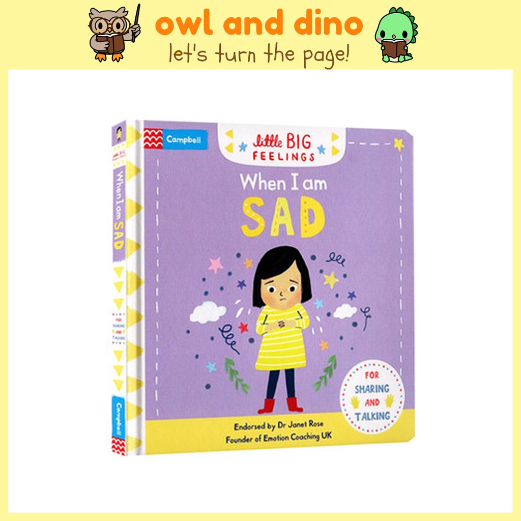 Little Big Feelings - When I am Sad (Interactive Boardbook) | Shopee ...