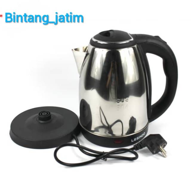 Liter Electric Kettle Water Heater Stainless Kettle Shopee Philippines