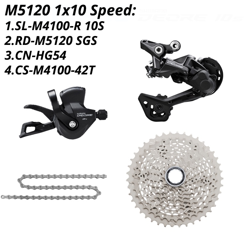 SHIMANO DEORE M4100 M5120 M6000 10 Speed Groupset Right Shifter RD