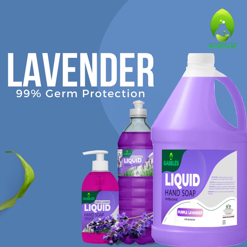 Gabbles Liquid Handsoap Lavender 1 Gallon | Shopee Philippines