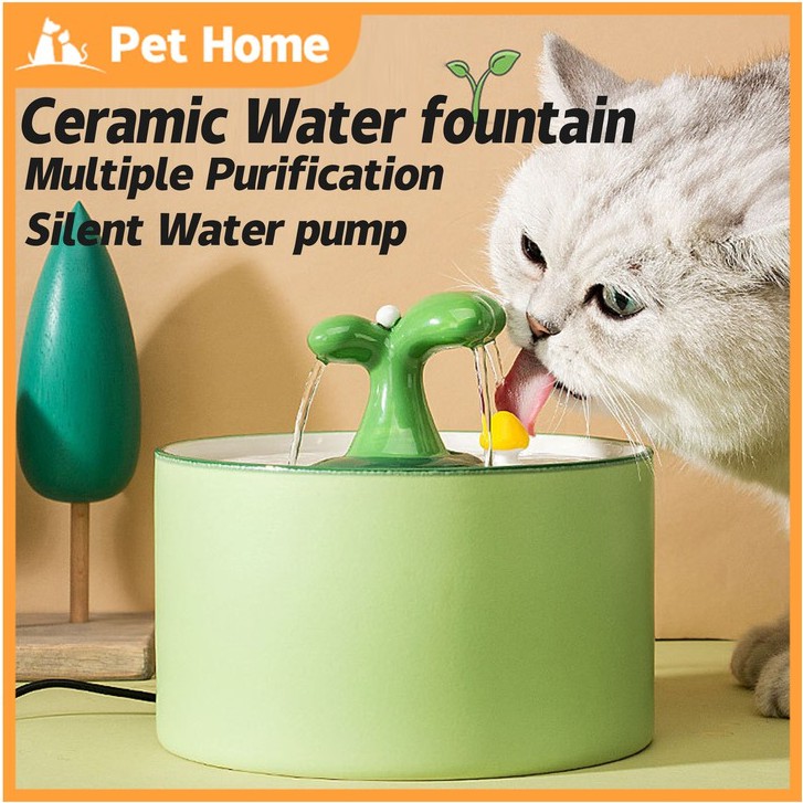 Ceramic pet water clearance dispenser