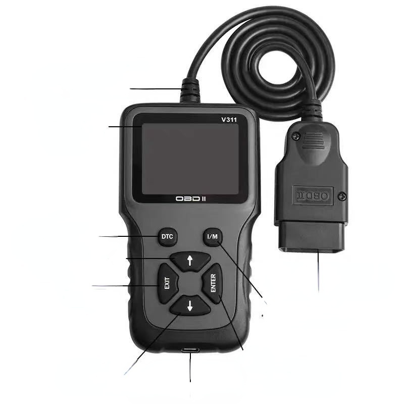 [Large Screen] Car Malfunction Diagnostic Instrument Code Reading Card ...