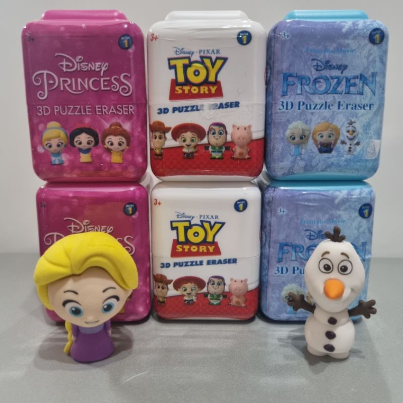 Puzzle Palz Disney 3D Puzzle Eraser Blind Capsule Toy Story, Disney