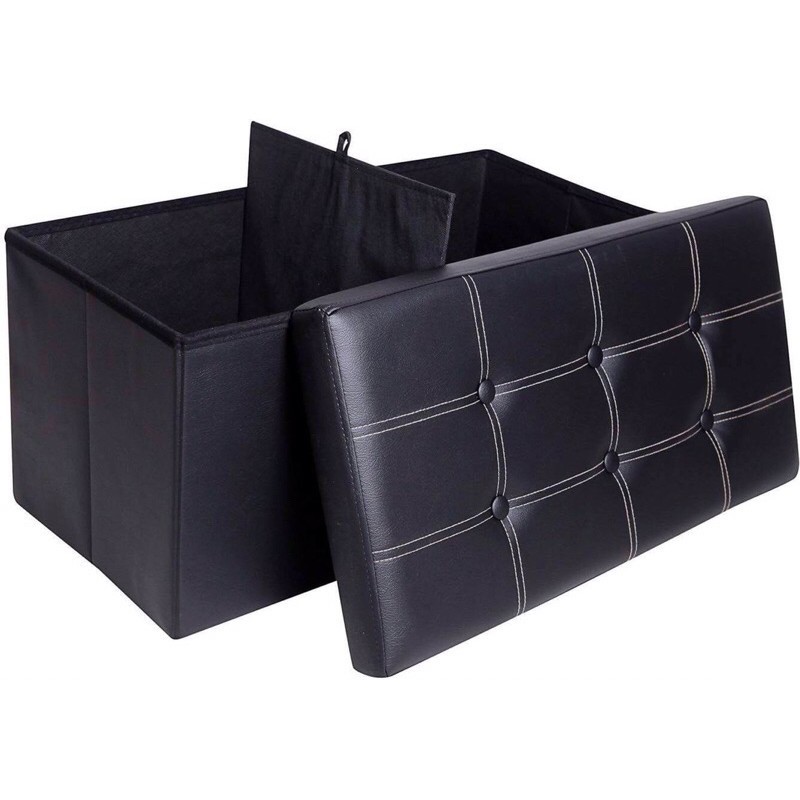 Rectangular Storage Stool Sit Adult Sofa Folding Storage Box Shopee