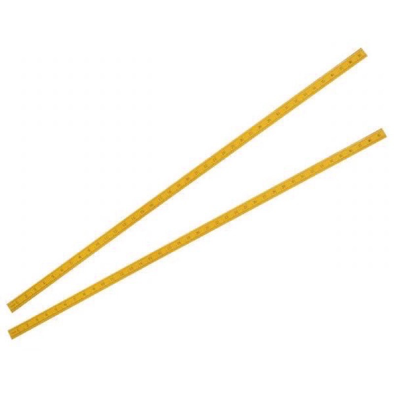 10pcs Meter Stick 100cm / 40 inches / 1 Meter Yellow Wooden