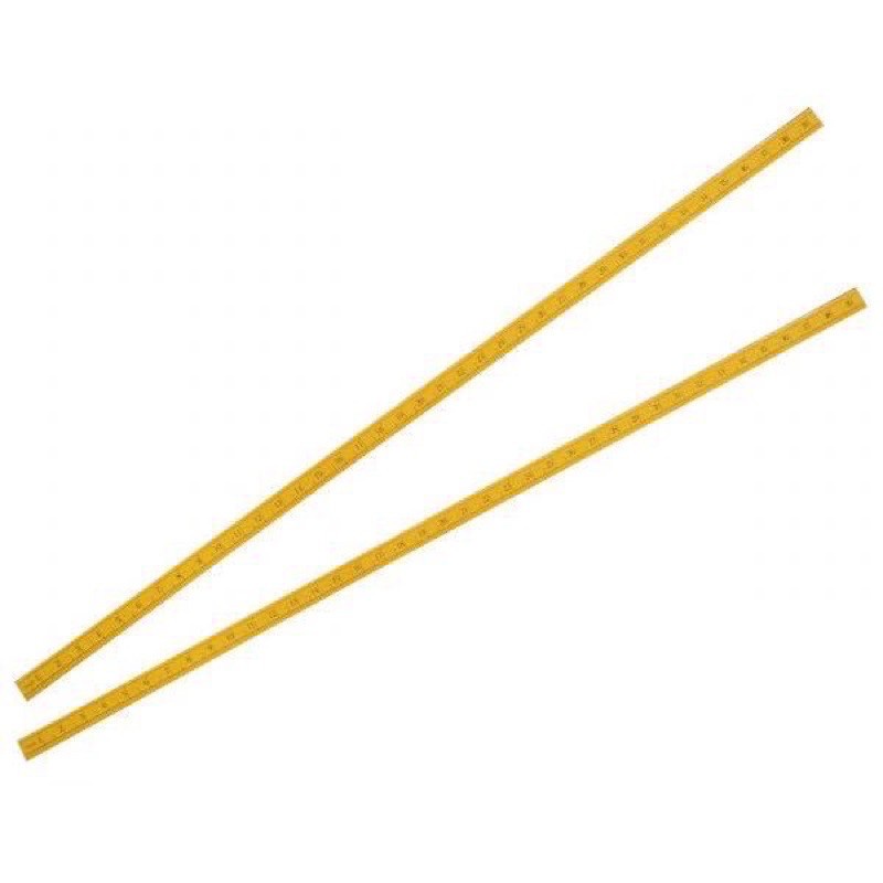 10PCS Meter Stick 100Cm 40 Inches 1 Meter Yellow Wooden Plastic Meter Stick Shopee Philippines