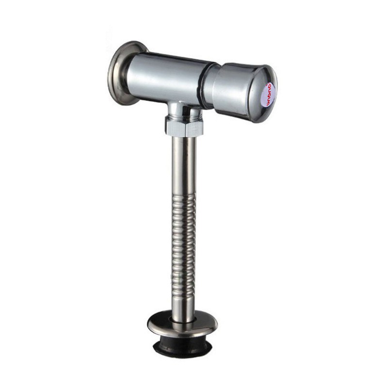 High Quality Toilet brass push button urinal flush valve with polished chrome bathroom Shopee