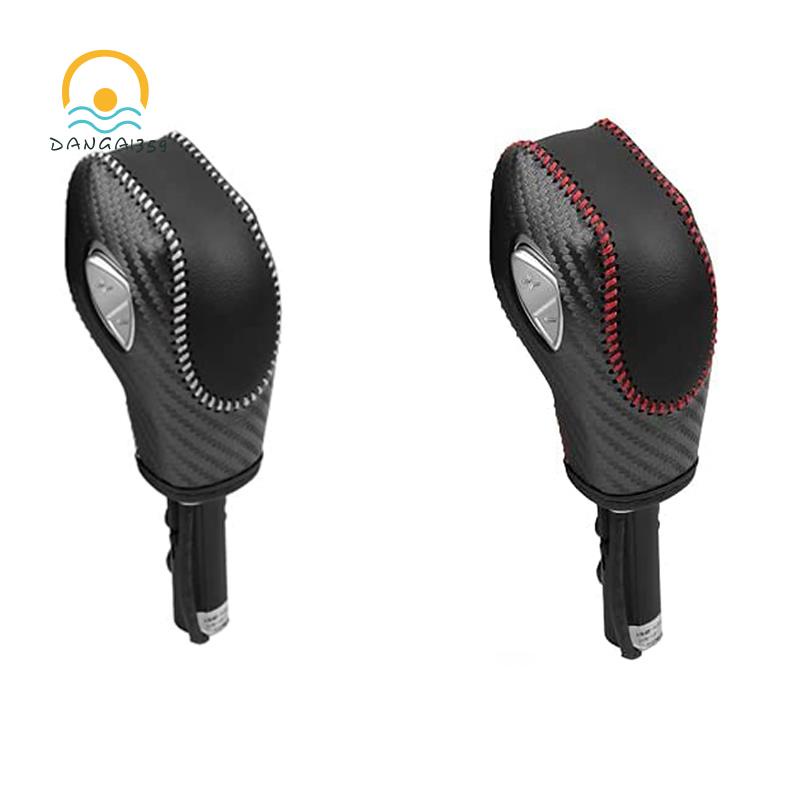 Car PU Carbon Look White Gear Shift Knob Cover for Ford EcoSport Escape