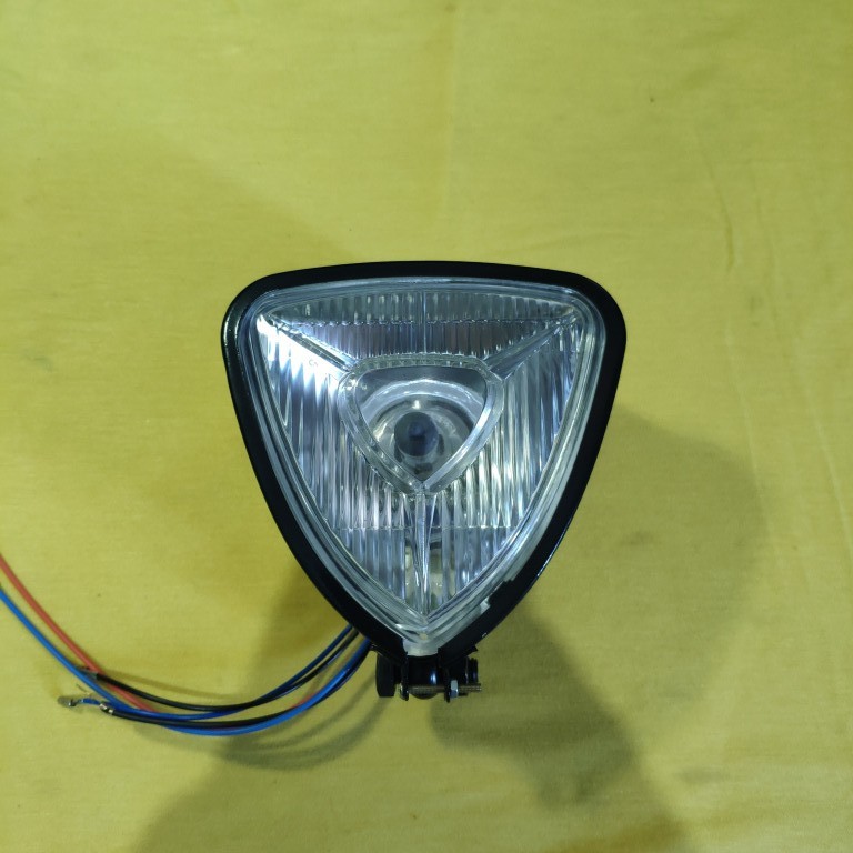 Reflector Headlamp Head Lamp Headlights Triangle Triangel Harley ...