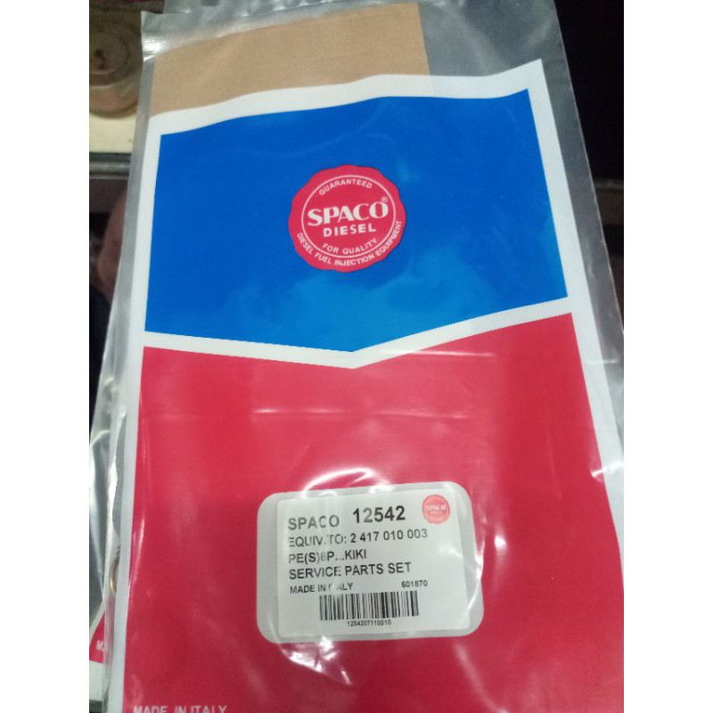 repair kit overhauling gasket for 8cylinder injection pump/ spaco 12542