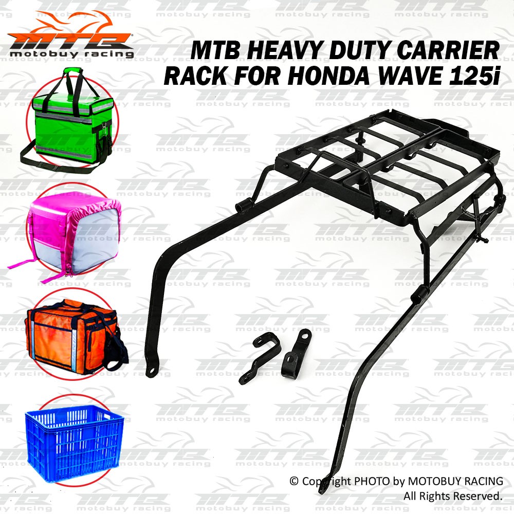MTB HEAVY DUTY CARRIER RACK FOR HONDA WAVE 125i | Shopee Philippines