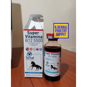 Original SUPER VITAMINA B12 5500 30ML (Horse Logo) TORNEL | Shopee ...