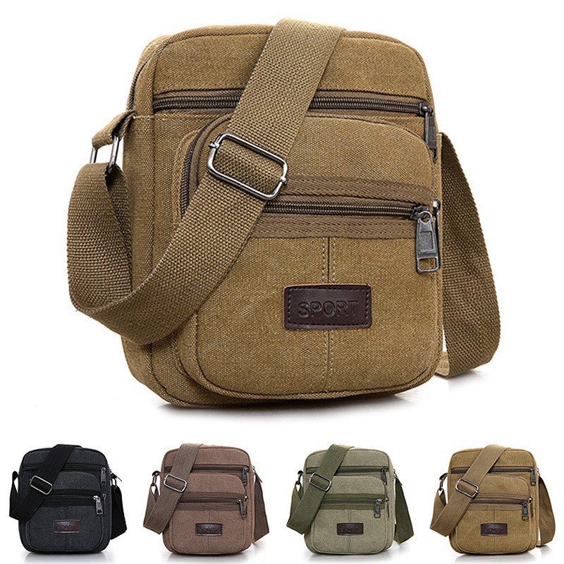 Canvas sling bag mens best sale