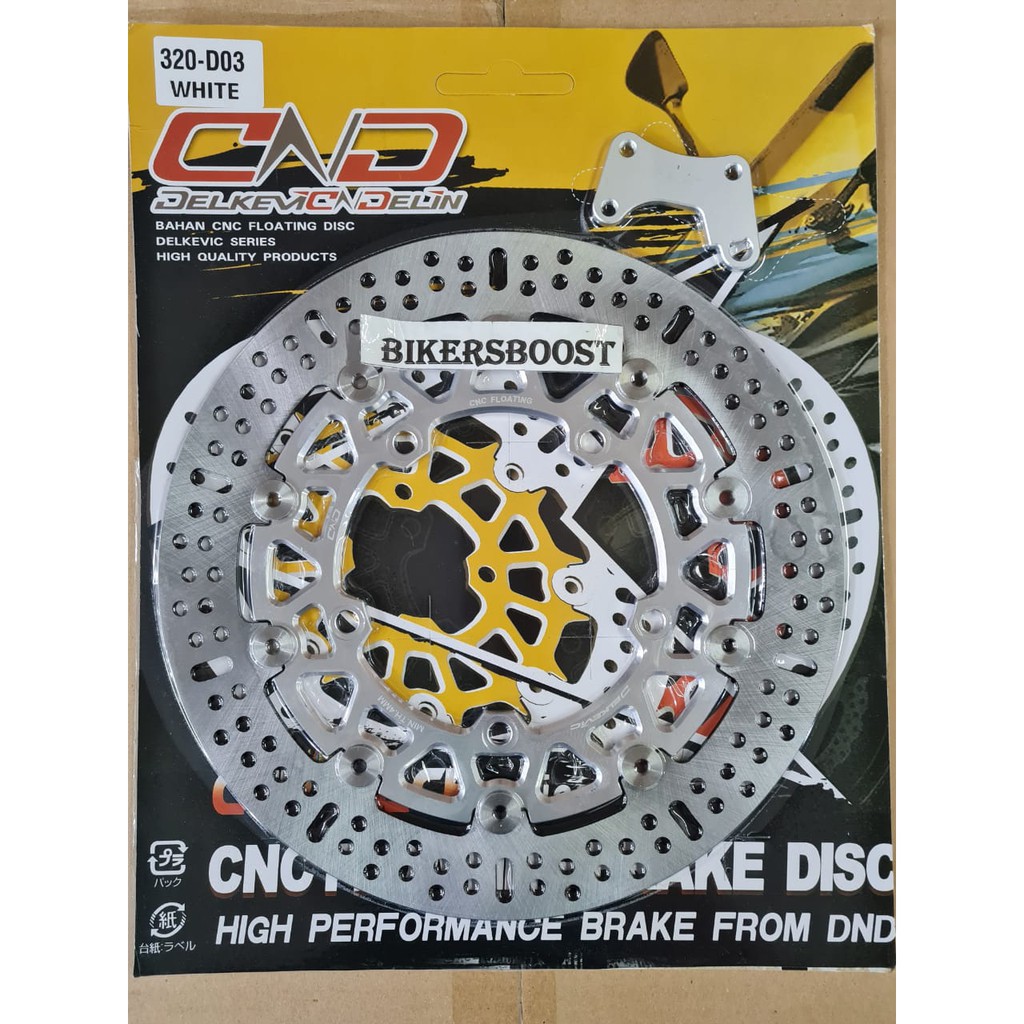 Ninja 250 fi 320 mm front Disc Disc DND DELKEVIC CNC plus Silver ...