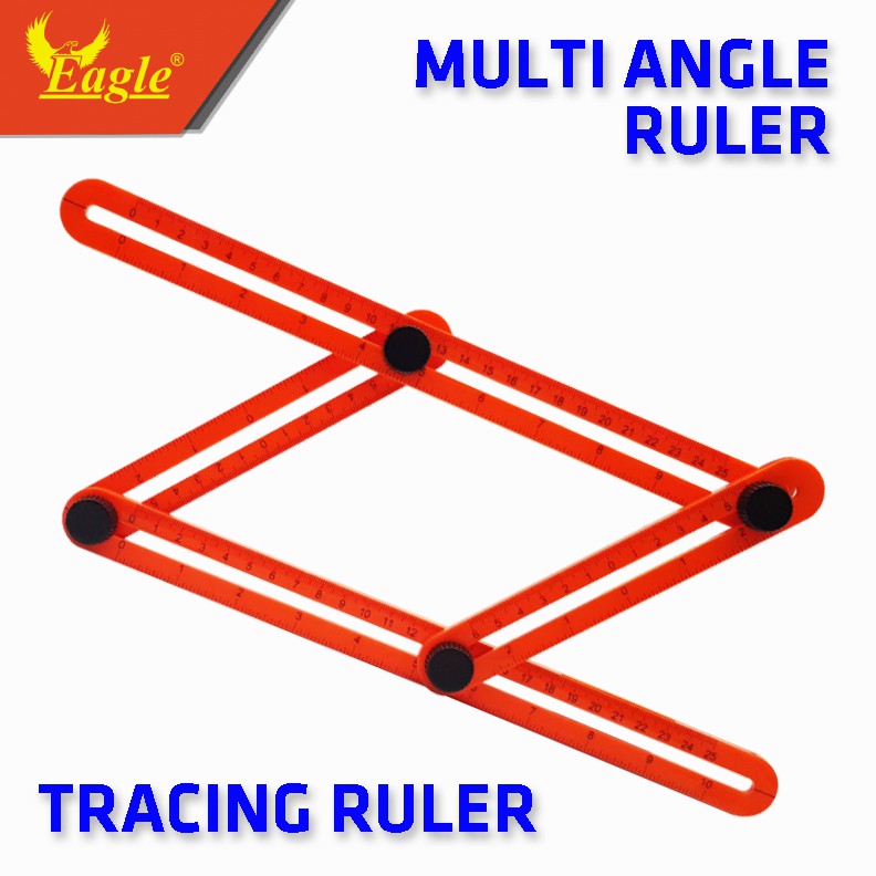 Eagle Multi Angle Ruler Plastic Tracing Ruler | Shopee Philippines