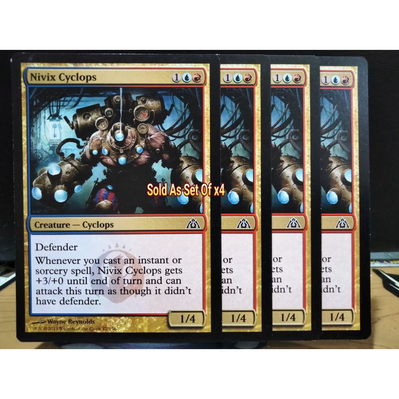 Magic: The Gathering(MTG) Card Nivix Cyclops Dragon's Maze | Shopee ...