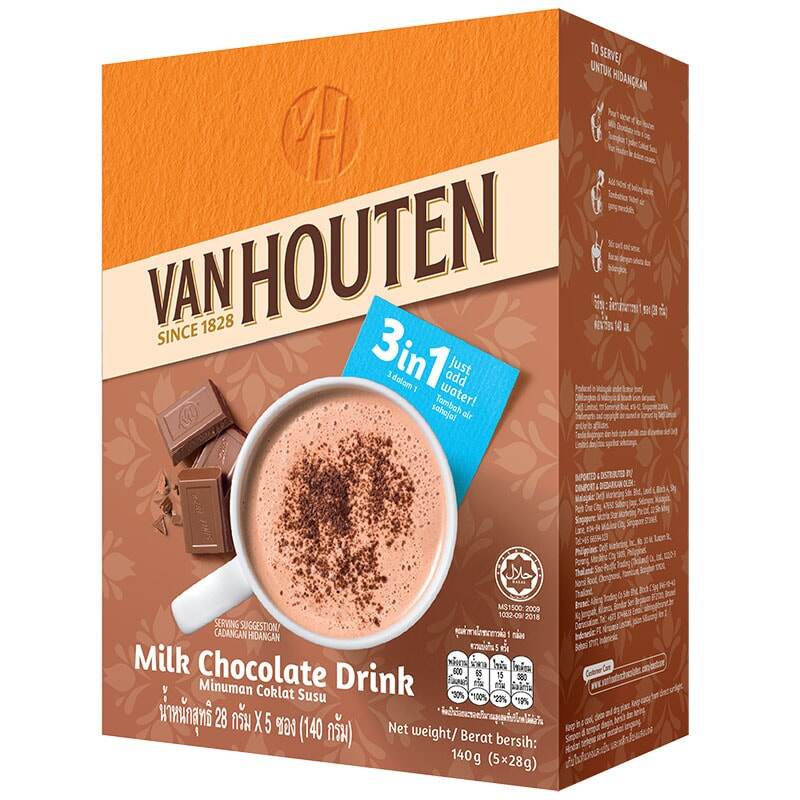 Van Houten Milk Chocolate Drink 140g. Shopee Philippines