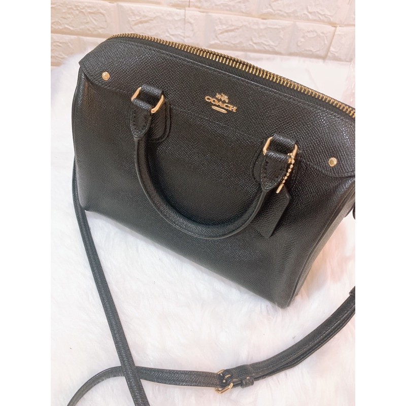 Coach mini satchel black authentic Shopee Philippines