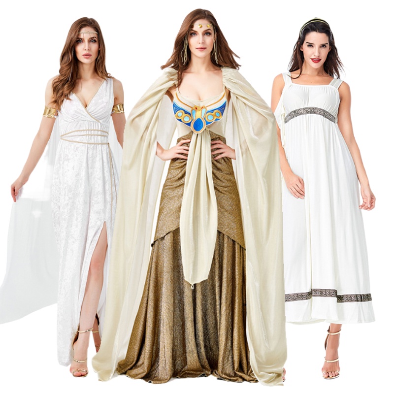 Cleopatra adult female Greek goddess cos clothing Halloween costume ...