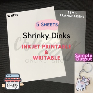 Printable Shrink 10 Sheets A4 Shrink Plastic Sheets Shrink Fun