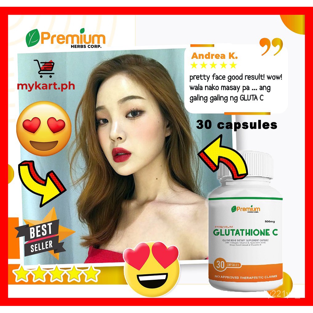Original Glutathione C with Alkaline Collagen Vitamin E Vitamin C Anti