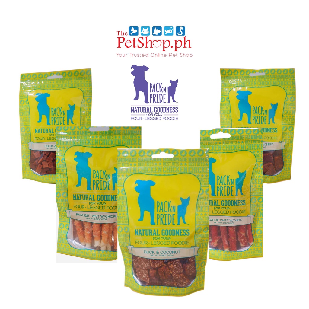 Pack N Pride Natural Goodness Dog Treats 150g Shopee Philippines