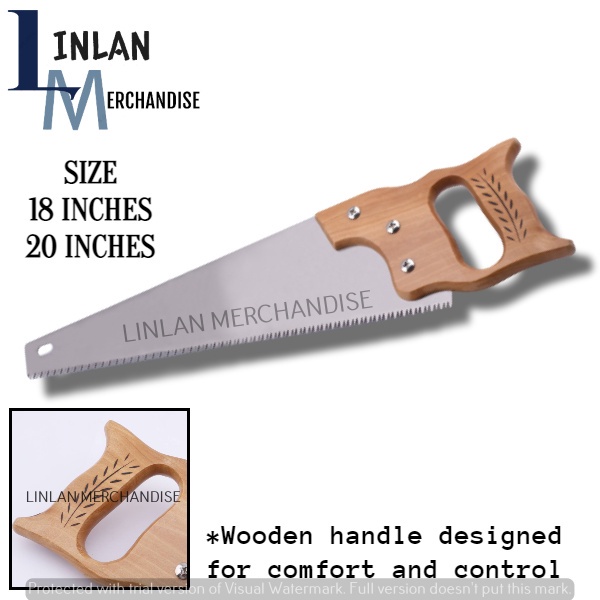 1 PC Western Cross Cut Hand Saw with Wooden Handle (18" & 20") (1905