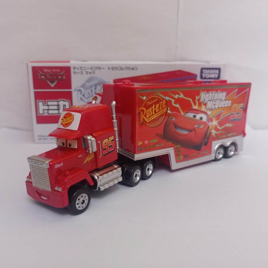 Tomica Cars Disney Pixar Mack truck transporter Lighting McQueen Price ...