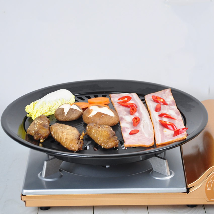 Perfectlive01 Korean Samgyupsal Grill Round Shape Stove BBQ Multi Grill ...