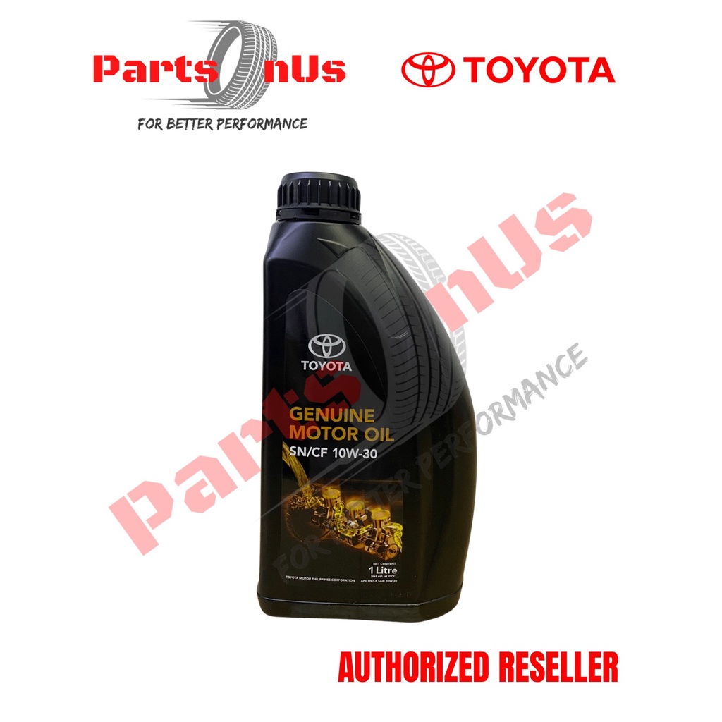 Toyota Genuine Liter Motor Oil Sn Cf W Shopee Philippines