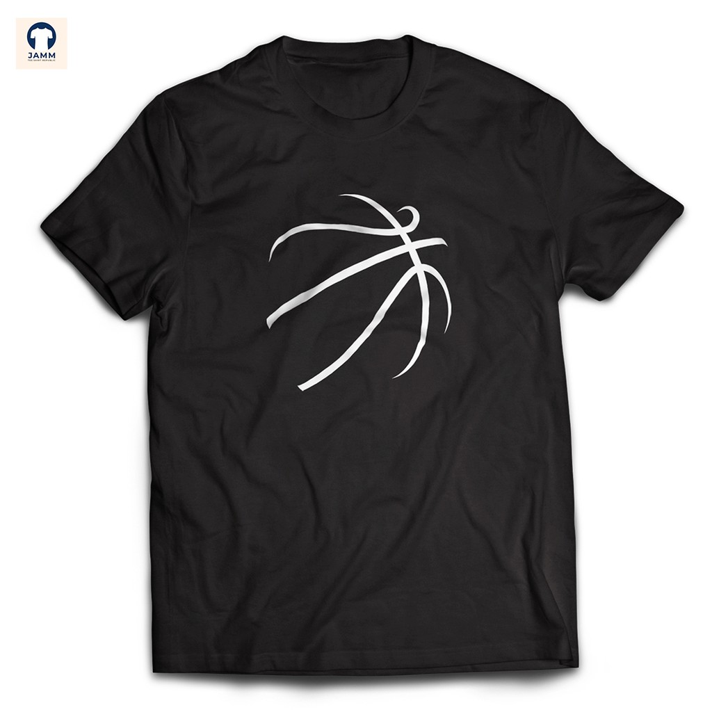 Basketball Line art Minimalist Design - Basketball tshirt men | Shopee ...