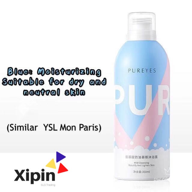 Pureyes Amino Acid Cream Mousse Shower Gel Whitening Perfume Body Wash ...