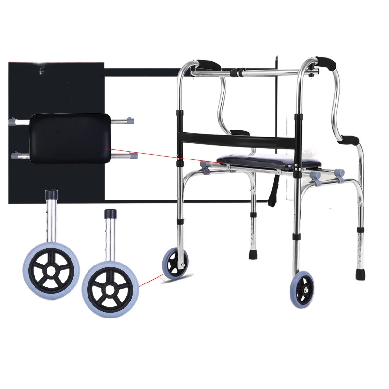 Crutch walker fracture patient lower limb training armchair elderly