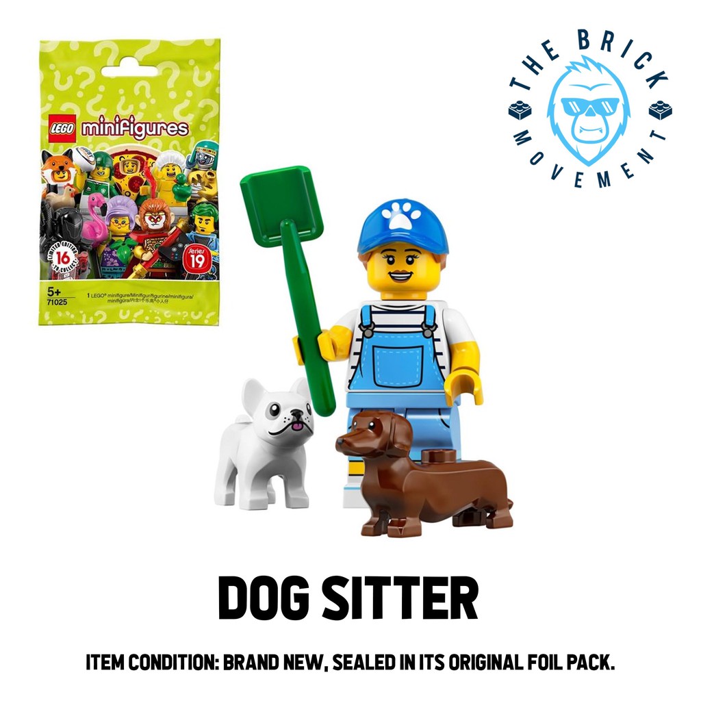 Lego minifigures series 19 best sale dog sitter