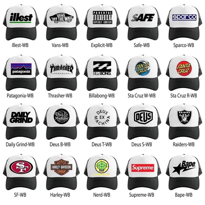 Unisex Tracker Net Caps Brands Shopee Philippines