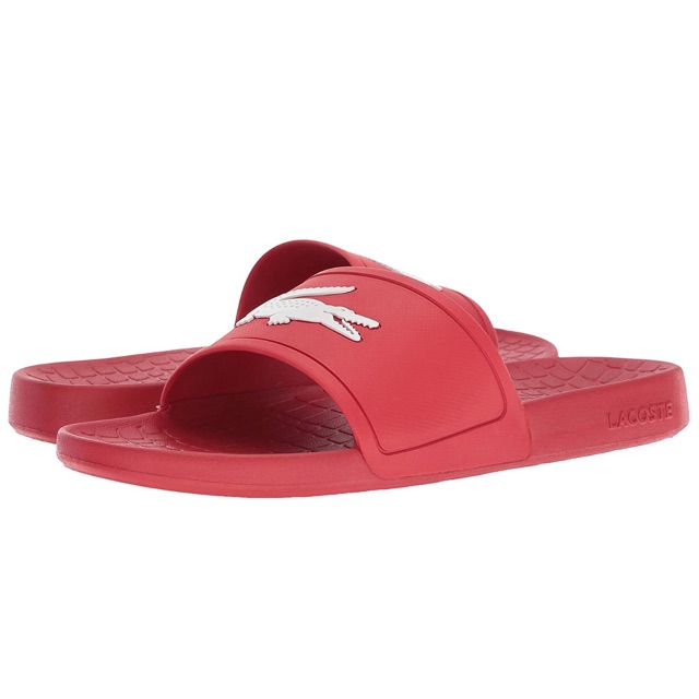 Lacoste men's fraisier hot sale slide sandal